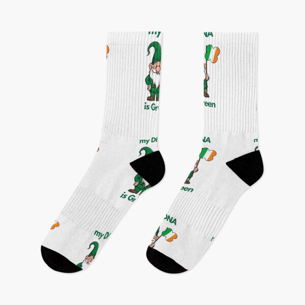 Item preview, My DNA Is Green - Irish Heritage Gnome Flag designed and sold by TobiasLogic.