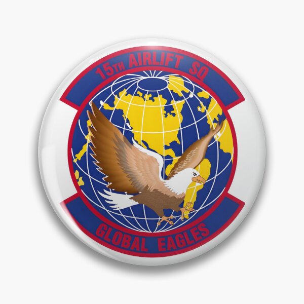 Item preview, Official Emblem of the 15th Airlift Squadron: Global Eagles designed and sold by CharlieDesings.