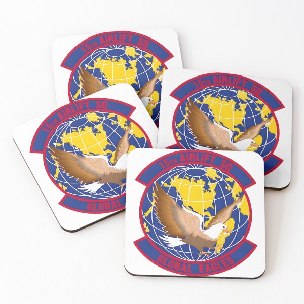 Item preview, Official Emblem of the 15th Airlift Squadron: Global Eagles designed and sold by CharlieDesings.