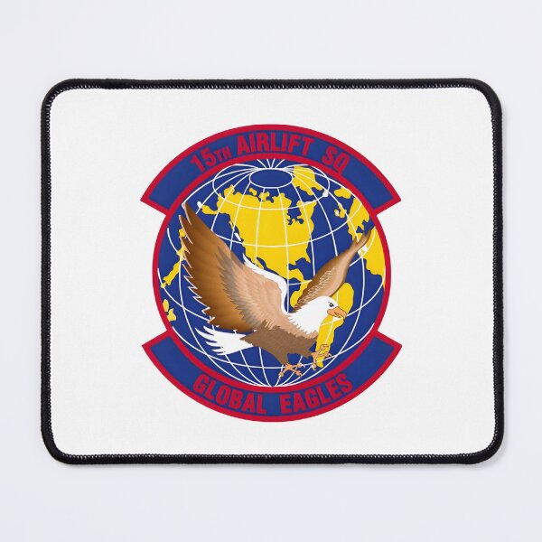 Item preview, Official Emblem of the 15th Airlift Squadron: Global Eagles designed and sold by CharlieDesings.