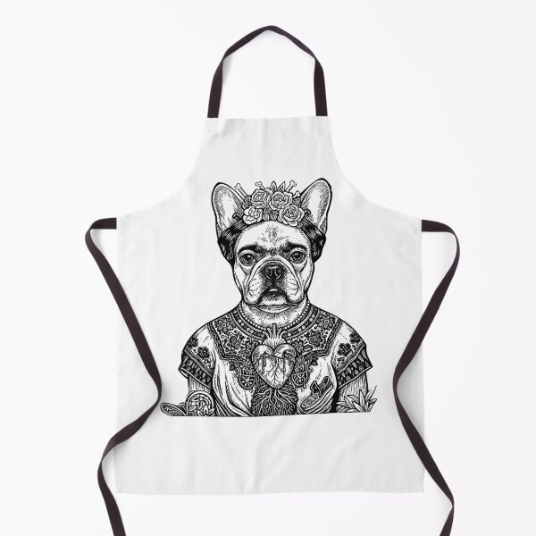 Item preview, Pawfect Masterpieces - Floral Self-Portrait French Bulldog – Artist Inspired Parody designed and sold by PhokaPhokich.