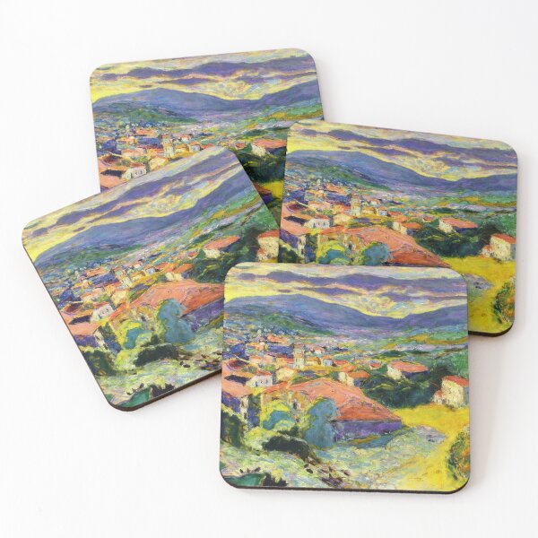 Item preview, Landscape at Le Cannet   c 1938 France  - Pierre Bonnard designed and sold by nebelimr.
