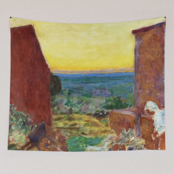 Item preview, Landscape  Sunset   1912  - Pierre Bonnard designed and sold by nebelimr.