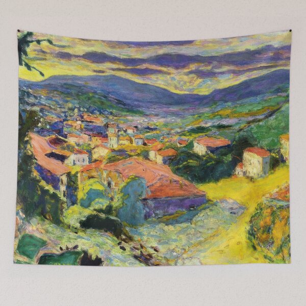 Item preview, Landscape at Le Cannet   c 1938 France  - Pierre Bonnard designed and sold by nebelimr.