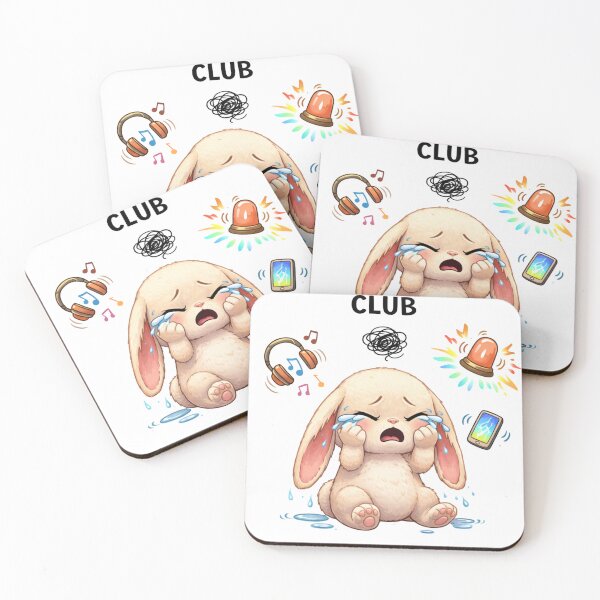 Item preview, Overstimulated Club Bunny designed and sold by PriyankaSonara.