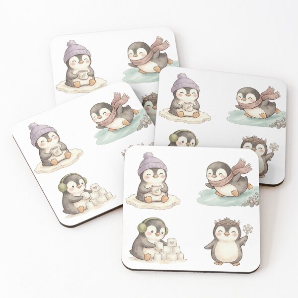 Item preview, Aesthetic Happy Penguin Stickers designed and sold by Grewtrel.