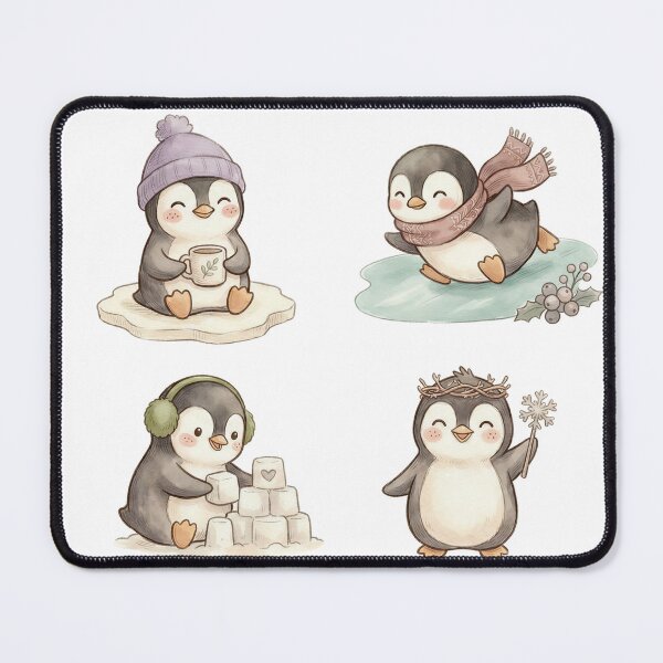 Item preview, Aesthetic Happy Penguin Stickers designed and sold by Grewtrel.