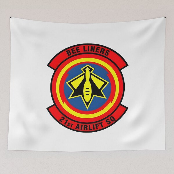 Item preview, Official Emblem of the 21st Airlift Squadron "Bee Liners" designed and sold by CharlieDesings.