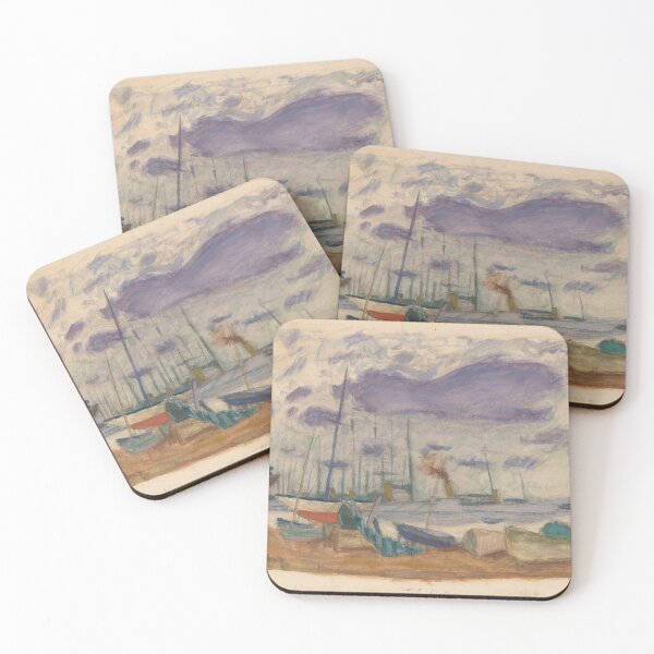Item preview, Le Port de Cannes   1935 France  - Pierre Bonnard designed and sold by nebelimr.