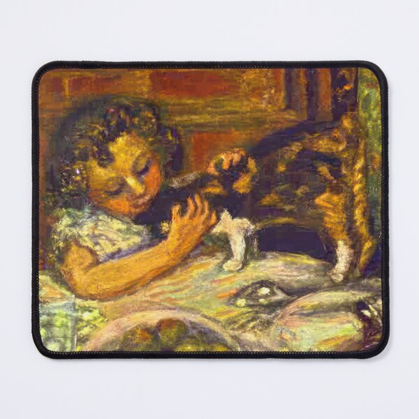 Item preview, Little Girl with a Cat 1899 - Pierre Bonnard designed and sold by nebelimr.