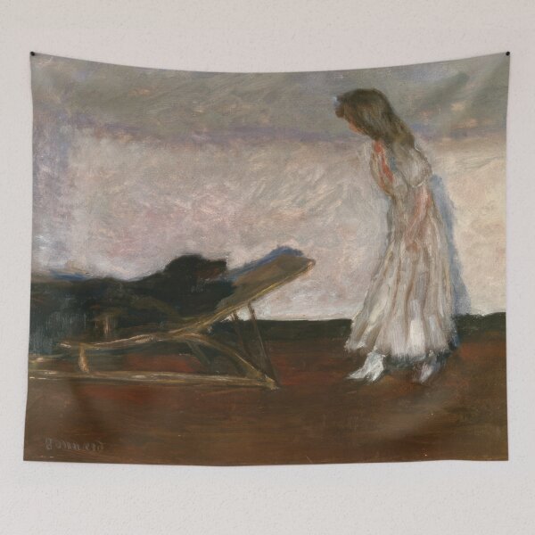 Item preview, Marthe and the dog  Black   1905  - Pierre Bonnard designed and sold by nebelimr.