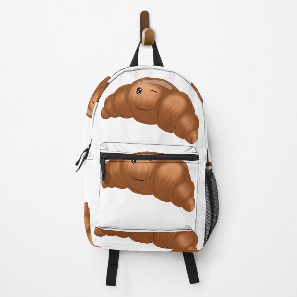 Item preview, Bread croissant cartoon with smile  designed and sold by LSKY Art.