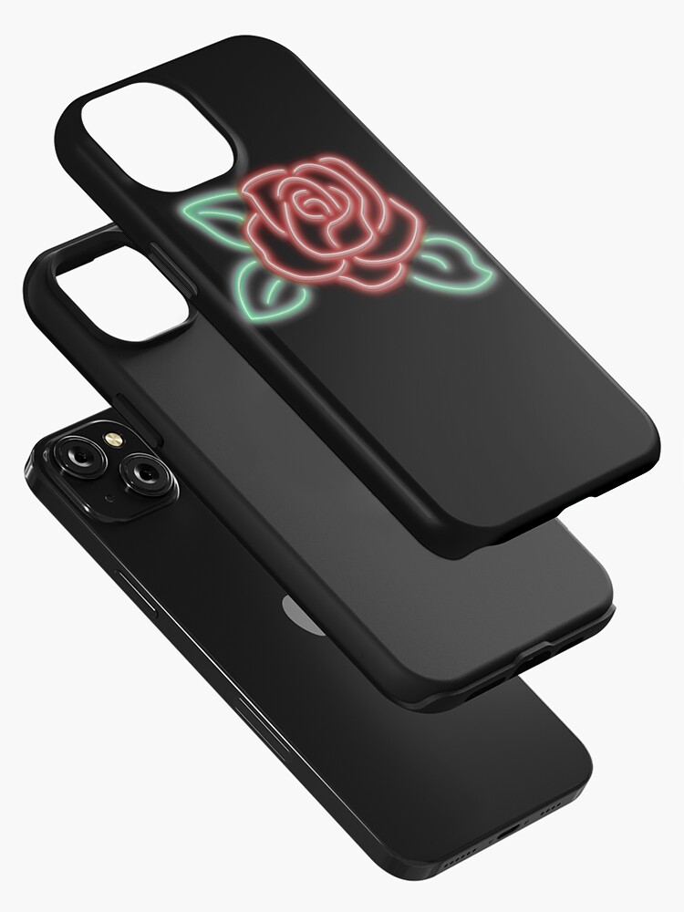 Neon Rose iPhone Case for Sale by TaoJones42