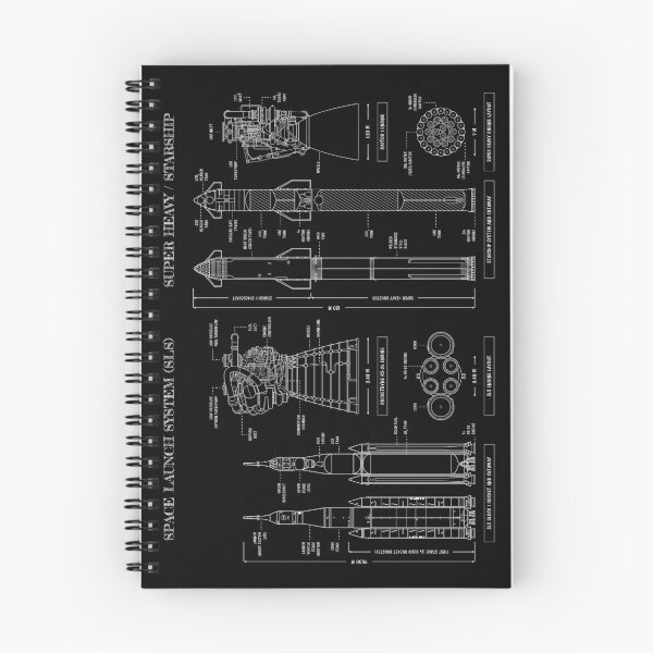 Item preview, Space Launch System vs Super Heavy / Starship (White Stencil - No Background) designed and sold by BGALAXY.