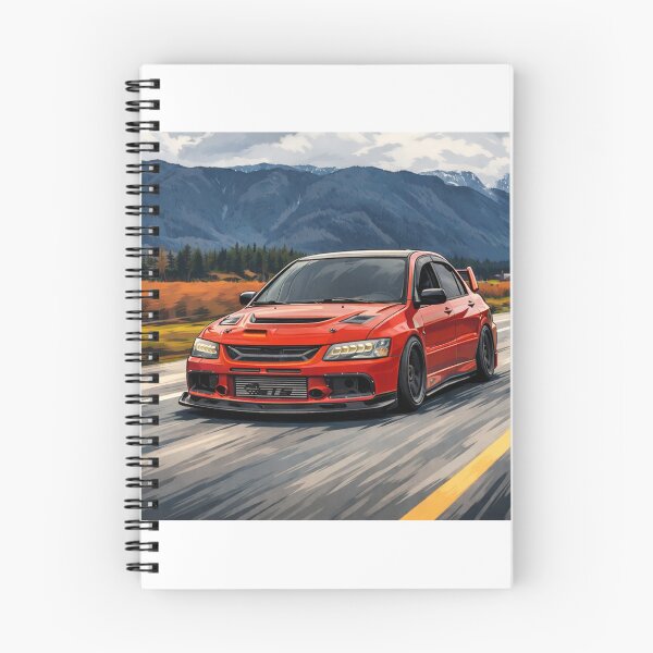Item preview, Rally Red Mitsubishi Evo 9 Lake Run designed and sold by TheMitsuGuy.