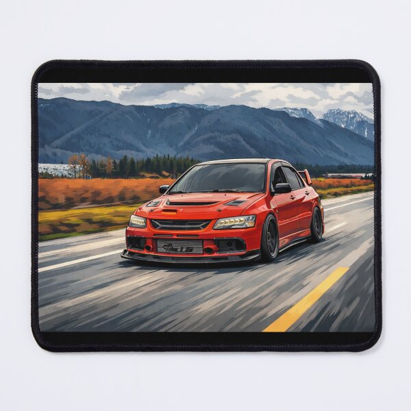 Item preview, Rally Red Mitsubishi Evo 9 Lake Run designed and sold by TheMitsuGuy.