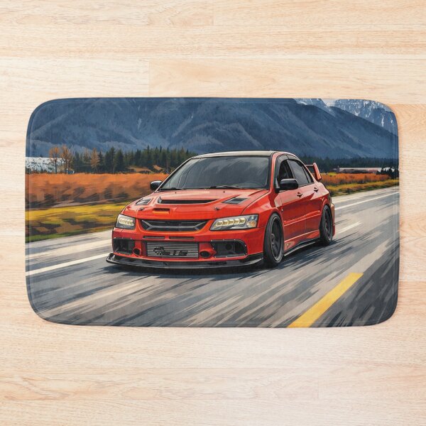 Item preview, Rally Red Mitsubishi Evo 9 Lake Run designed and sold by TheMitsuGuy.