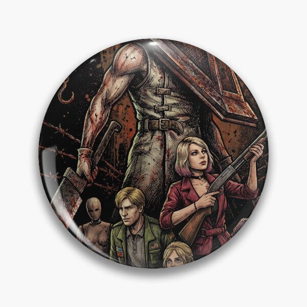 Item preview, Helmeted Horror Pyramid Head Silent Hill 2 Remake Great Knife Art designed and sold by Senpaiwaves.