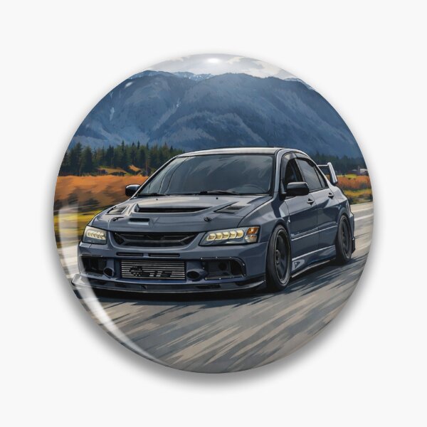 Item preview, Graphite Gray Mitsubishi Evo 9 Lake Run designed and sold by TheMitsuGuy.