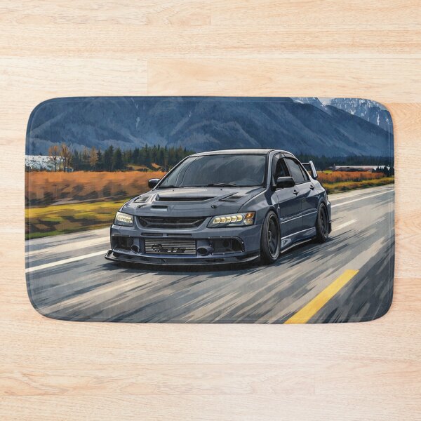 Item preview, Graphite Gray Mitsubishi Evo 9 Lake Run designed and sold by TheMitsuGuy.