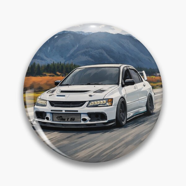 Item preview, Scotia White Mitsubishi Evo 9 Lake Run designed and sold by TheMitsuGuy.