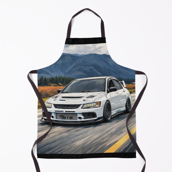 Item preview, Scotia White Mitsubishi Evo 9 Lake Run designed and sold by TheMitsuGuy.