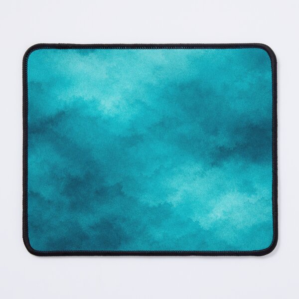 Item preview, Executive Ocean Teal Watercolor Curtain Fabric designed and sold by annenambiro.