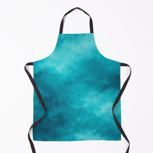 Item preview, Executive Ocean Teal Watercolor Curtain Fabric designed and sold by annenambiro.