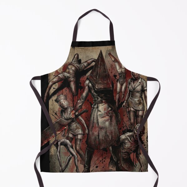Item preview, Atmospheric Pyramid Head Silent Hill 2 Remake Fog Portrait Red Thing designed and sold by Senpaiwaves.