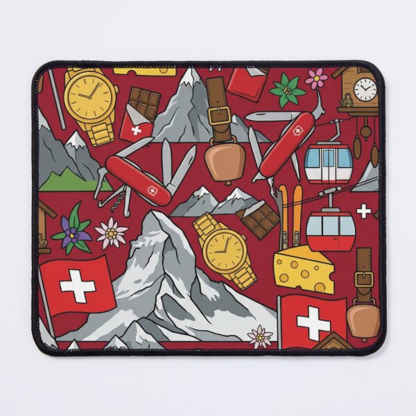 Item preview, Vibrant Switzerland Heritage National Pride Collage Art designed and sold by DGtaLrtcom.