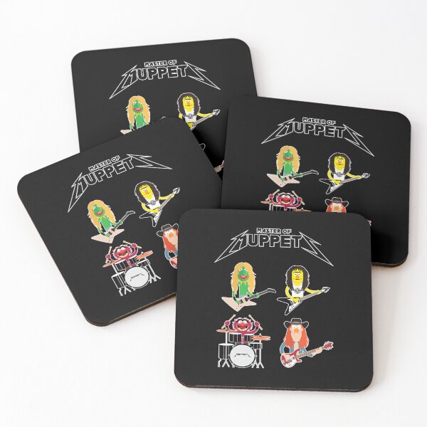 Artikelvorschau, Meister der Muppets – Muppets als Metallica-Band entworfen und verkauft von scarlos4kdesign.