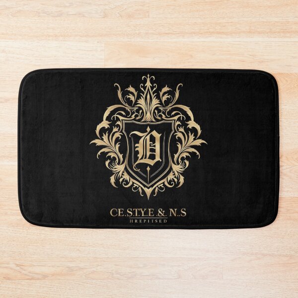 Item preview, Royal Gothic Monogram Letter D - Golden Baroque Heraldic Shield designed and sold by Cindralith.