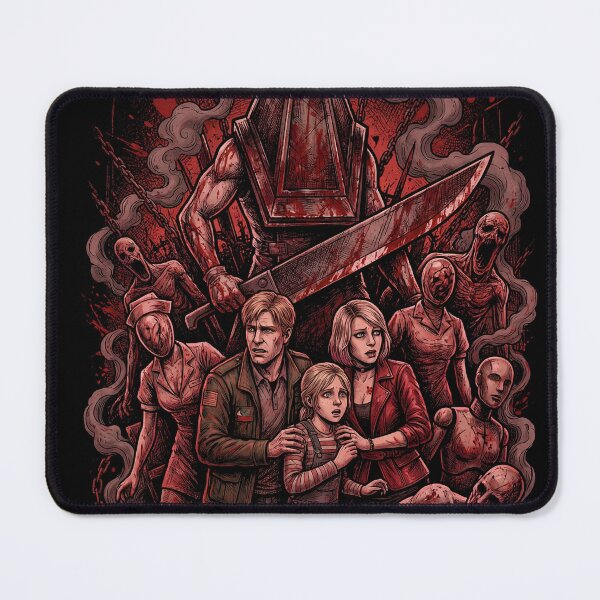 Item preview, Brutal Pyramid Head Silent Hill 2 Remake Red Pyramid Thing Fan Art designed and sold by Senpaiwaves.