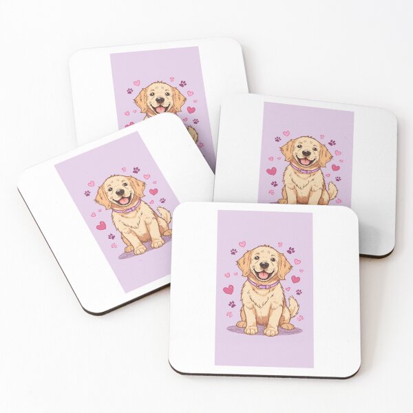 Item preview, ‘Love a Goldie’ - Golden Retriever Digital Artwork  designed and sold by IFcreatives2510.