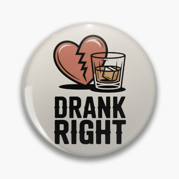 Item preview, Drank Right Heartbreak Honky Tonk Western Style designed and sold by SplashTastic.