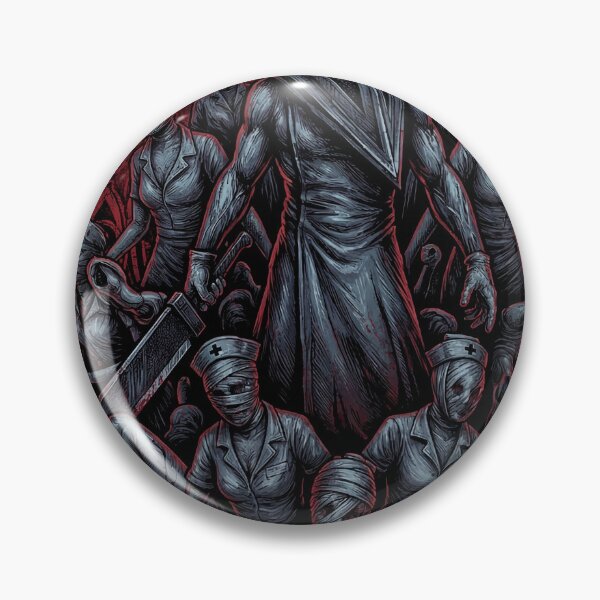 Item preview, Red Pyramid Thing Silent Hill 2 Remake Art Great Knife Executioner Fan Art designed and sold by Senpaiwaves.