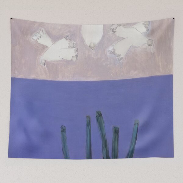 Item preview, birds over sky 1957 - Milton Clark Avery designed and sold by nebelimr.