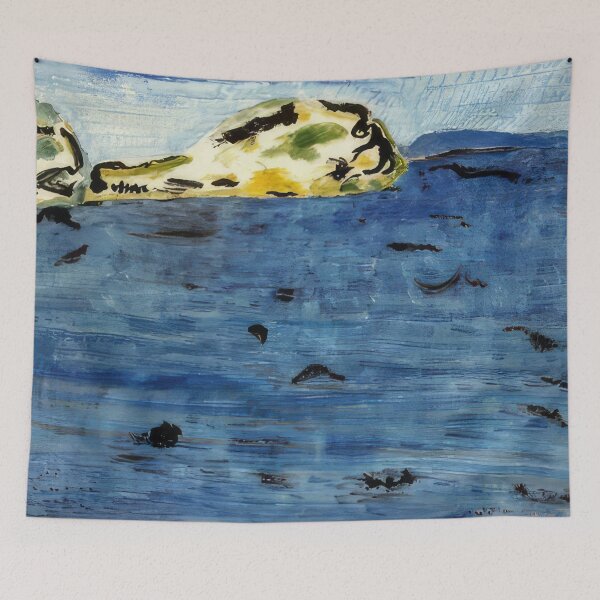 Item preview, blue bay and dunes 1961 - Milton Clark Avery designed and sold by nebelimr.