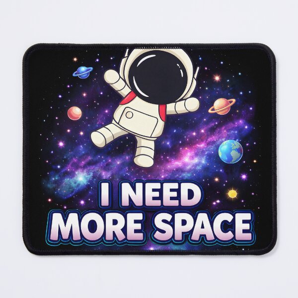 Item preview, I Need More Space Cute Astronaut designed and sold by AbstractAuraArt.