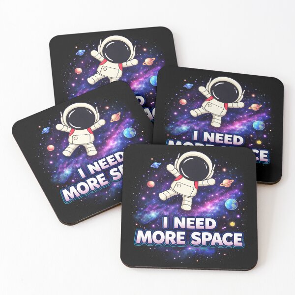 Item preview, I Need More Space Cute Astronaut designed and sold by AbstractAuraArt.