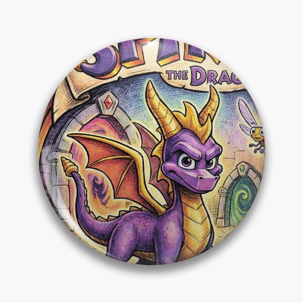 Item preview, Spyro the Dragon and Hornet from Silksong Mischievous Hero – Wings Glide Fire Attack Pose designed and sold by Senpaiwaves.