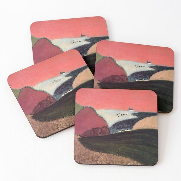 Item preview, gaspe pink sky 1940 - Milton Clark Avery designed and sold by nebelimr.