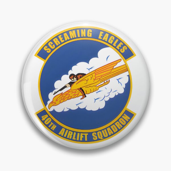 Item preview, Official Emblem of the 40th Airlift Squadron Screaming Eagles designed and sold by CharlieDesings.