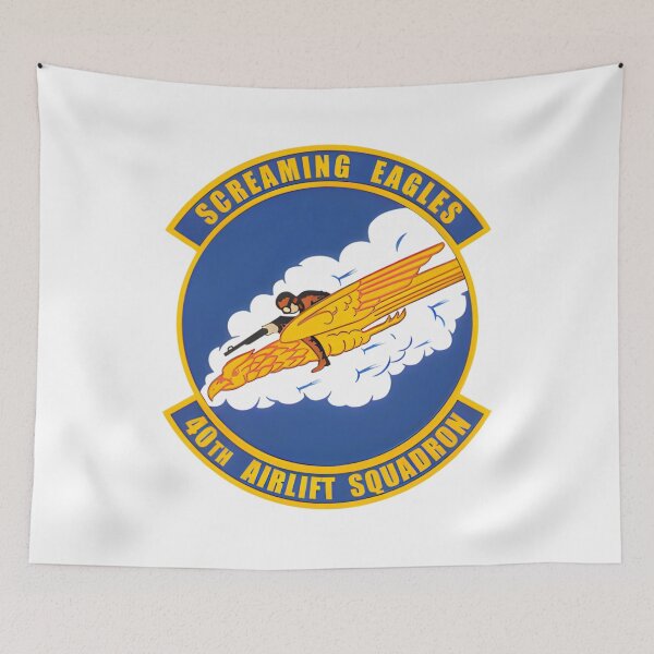 Item preview, Official Emblem of the 40th Airlift Squadron Screaming Eagles designed and sold by CharlieDesings.