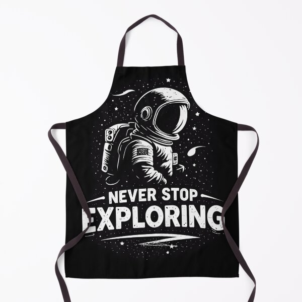 Item preview, Never Stop Exploring Astronaut Quote designed and sold by AbstractAuraArt.