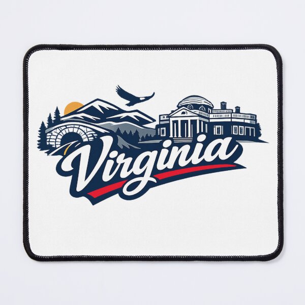 Item preview, Virginia Landmarks Minimalist Design designed and sold by UrbanStatic.
