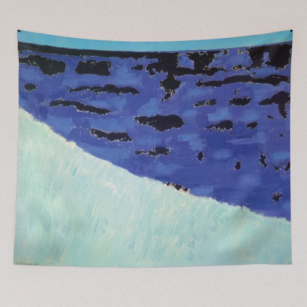 Item preview, sea grasses and blue sea 1958 - Milton Clark Avery designed and sold by nebelimr.