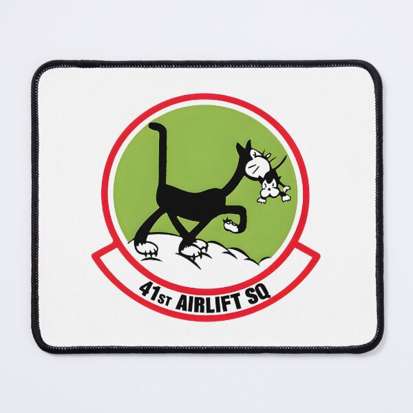 Item preview, Official Emblem of the 41st Airlift Squadron Black Cats designed and sold by CharlieDesings.