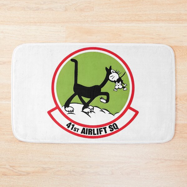 Item preview, Official Emblem of the 41st Airlift Squadron Black Cats designed and sold by CharlieDesings.