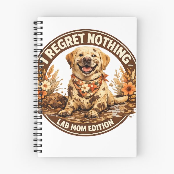 Item preview, I Regret Nothing — Lab Mom Edition — Labrador Mom Shirt — Boho Floral — Dog Mom Gift designed and sold by PawMuse Studio.